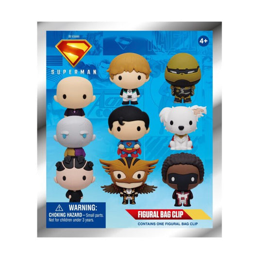 3D Mystery Pack - The Movie - Superman Krypto Clip Blind Bag Key Chain Collectible a Bag Clip