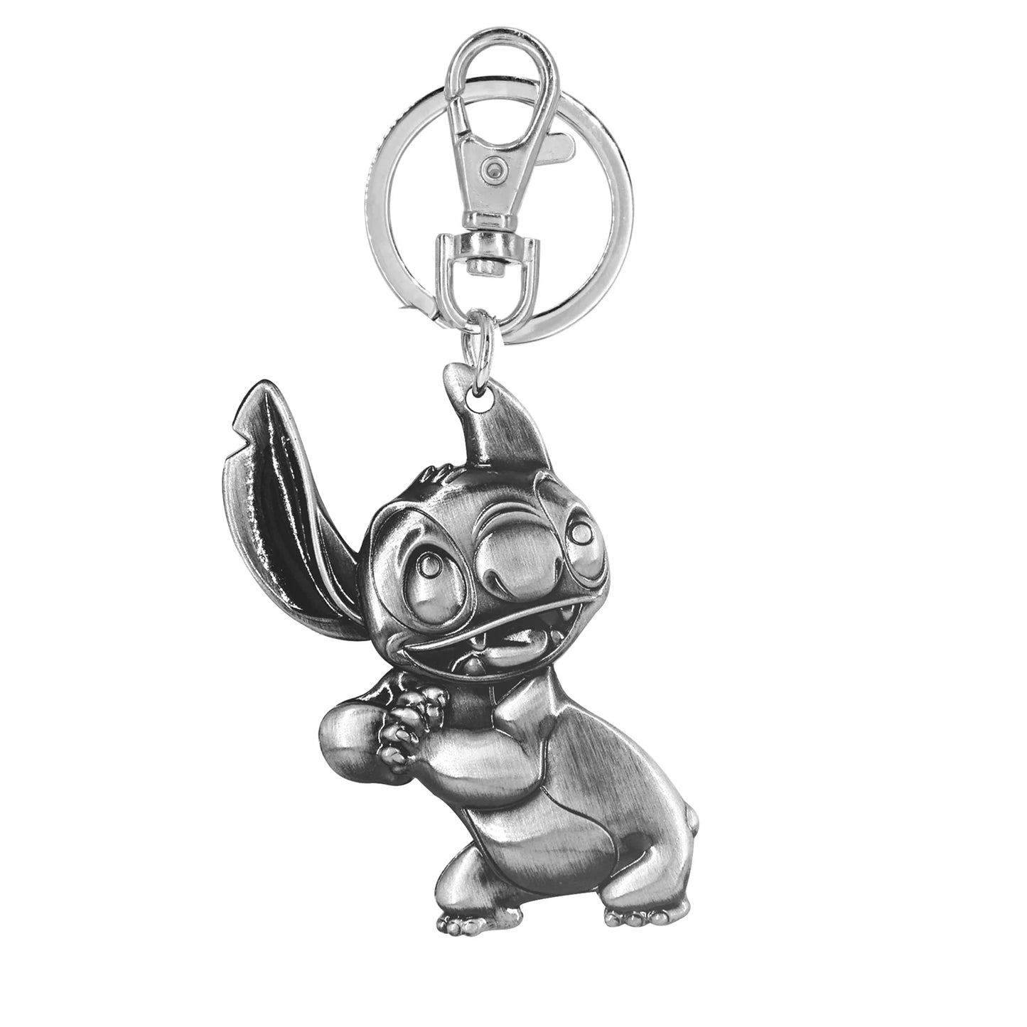 Pewter Key Ring/Chain - Disney - Lilo And Stitch - Stitch