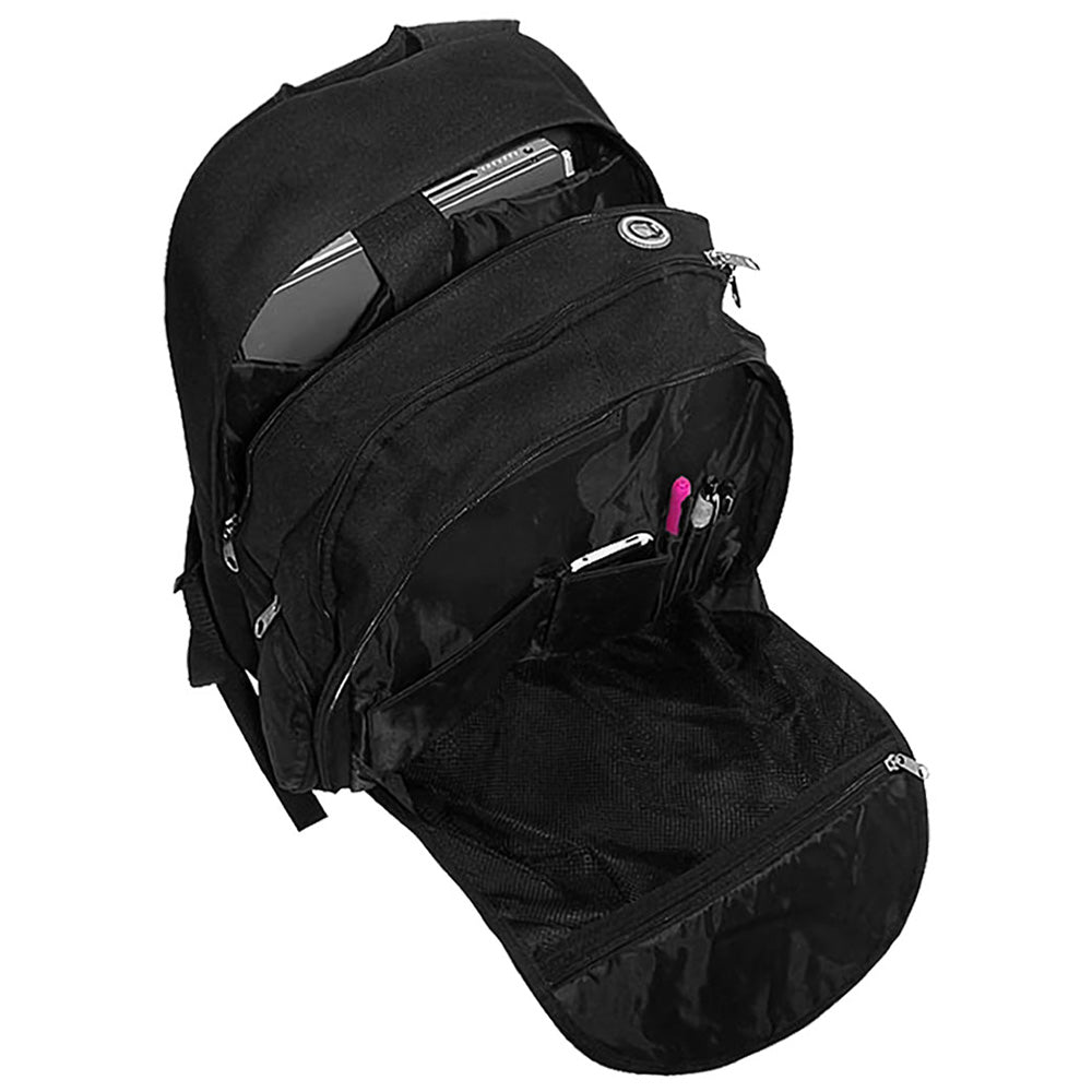 Everest Laptop Computer Dual Backpack – Black (Model: 7045LT-Black)