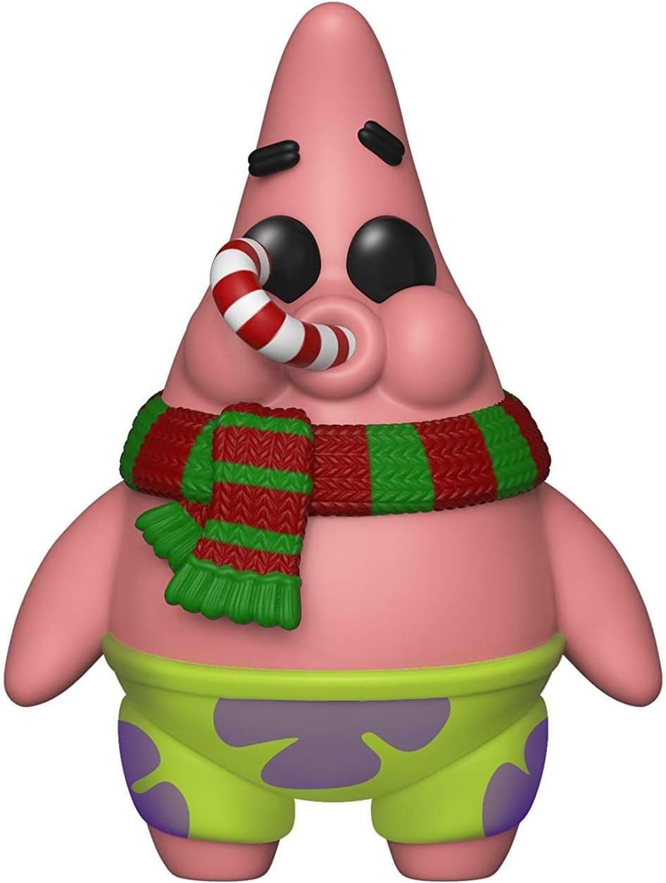 Funko POP! : SpongeBob - Patrick Star Christmas with Candy Cane #454 Collectible Vinyl Figure