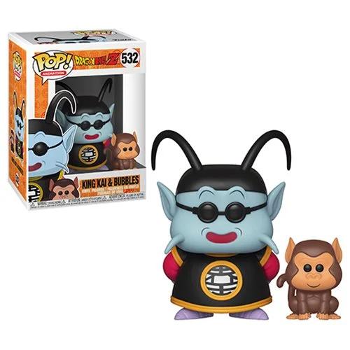 Funko Pop! Dragon Ball Z - King Kai and Bubbles #532 Collectible Vinyl Figure
