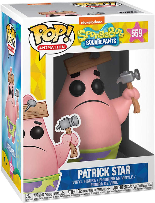 Funko POP! : SpongeBob Patrick with Board #559 Collectible Vinyl Figure
