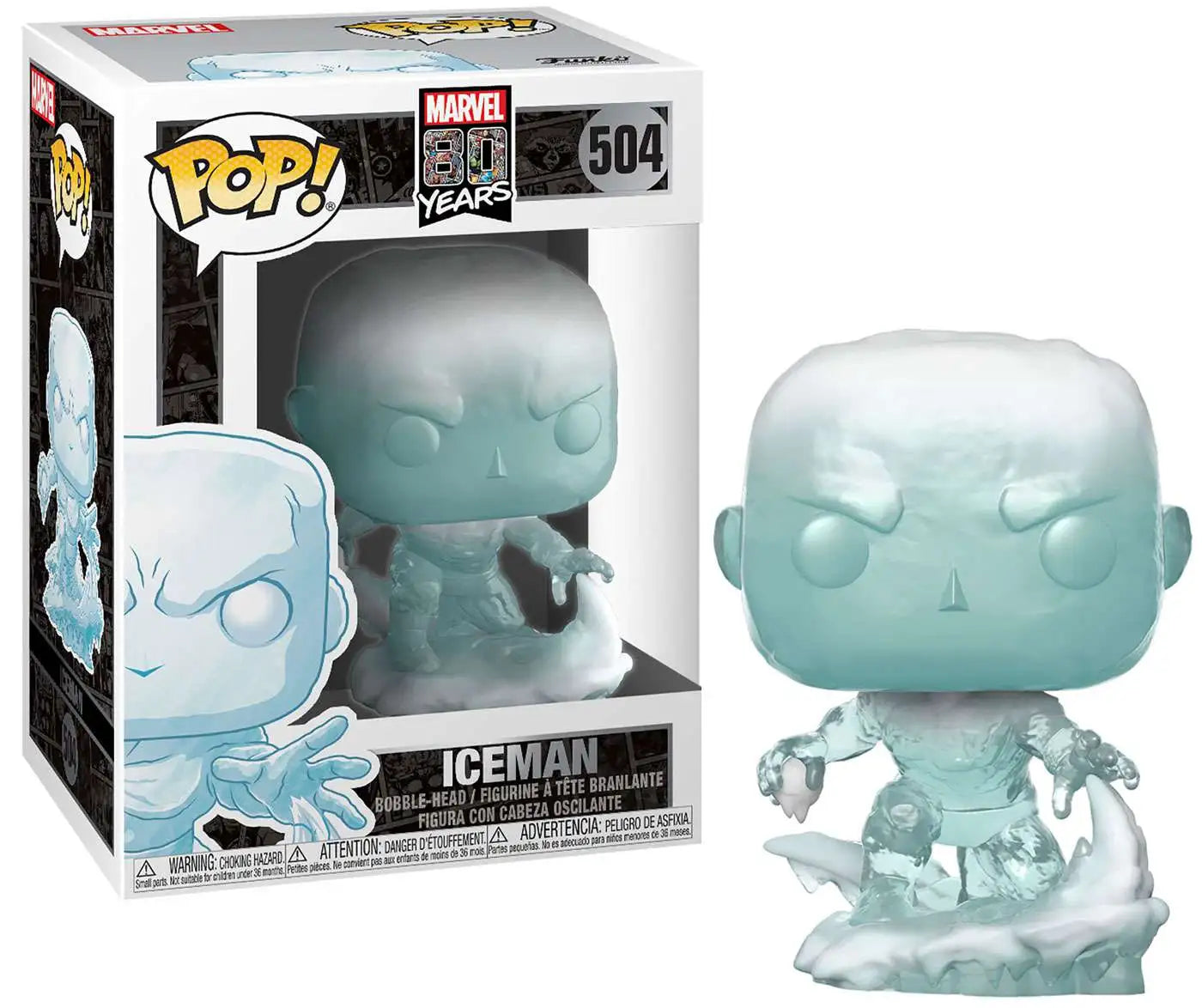 Funko POP! : Marvel - 80th-First Appearance-Iceman Collectible Vinyl Figure