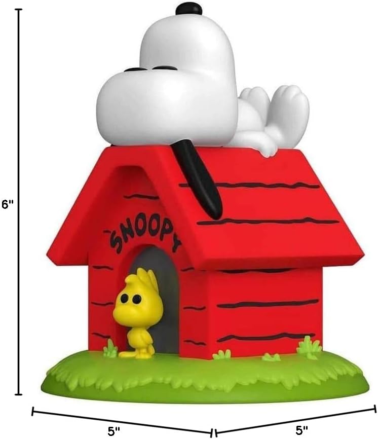 Funko POP! : Funko Pop! Deluxe: Peanuts - Snoopy on Doghouse Collectible Vinyl Figure