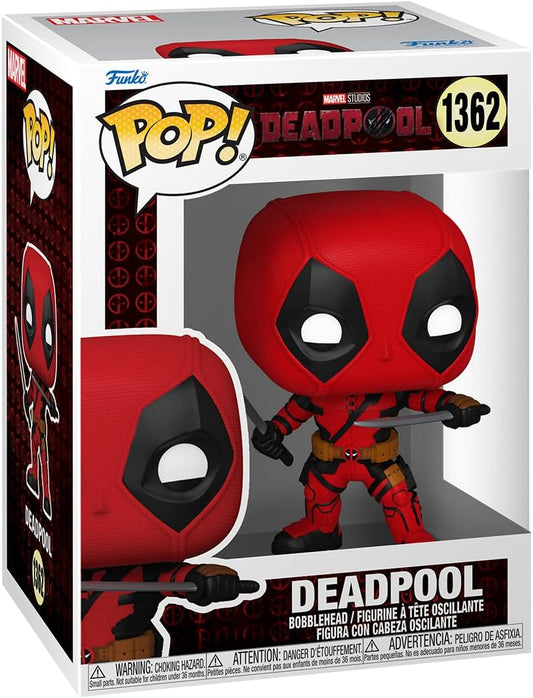 Funko POP! : Deadpool & Wolverine; Deadpool w/Swords Collectible Vinyl Figure