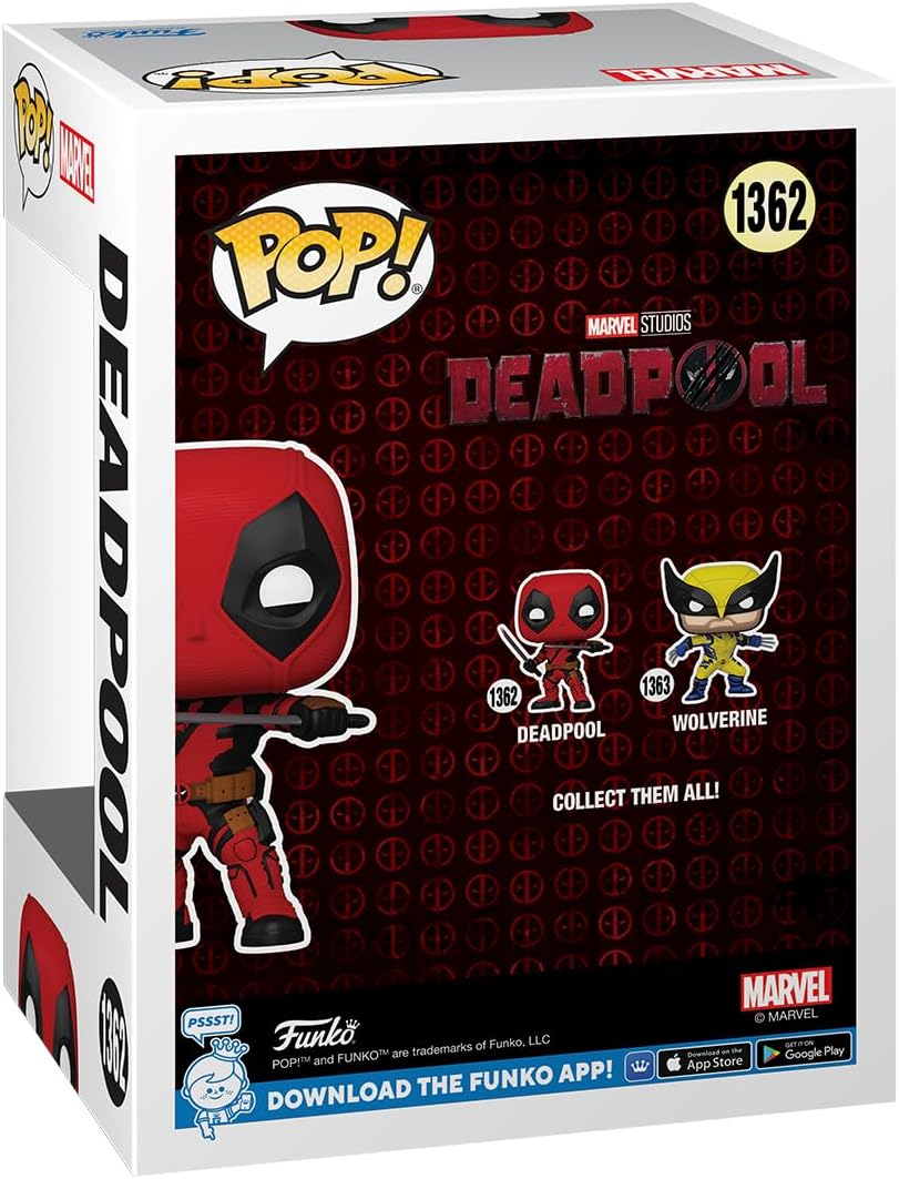 Funko POP! : Deadpool & Wolverine; Deadpool w/Swords Collectible Vinyl Figure