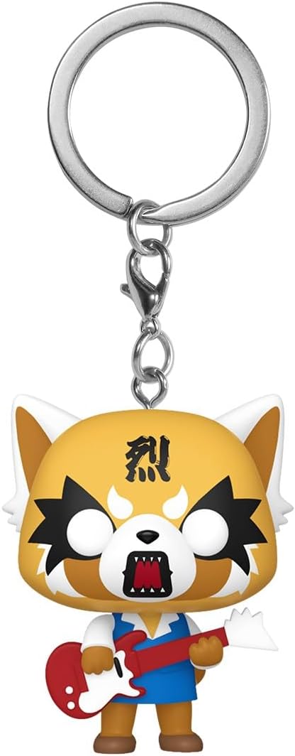 Funko Pocket Pop! Aggretsuko with Guitar- Collectible Keychain