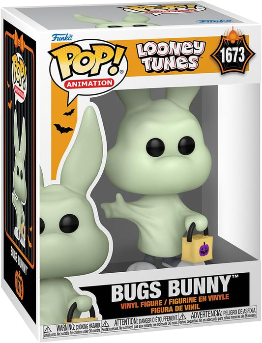 Funko POP! : Animation: Looney Tunes Halloween - Bugs Bunny (Ghost) Collectible Vinyl Figure