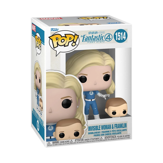 Funko POP! : Marvel - The Fantastic Four: First Steps - Invisible Woman & Franklin Collectible Vinyl Figure