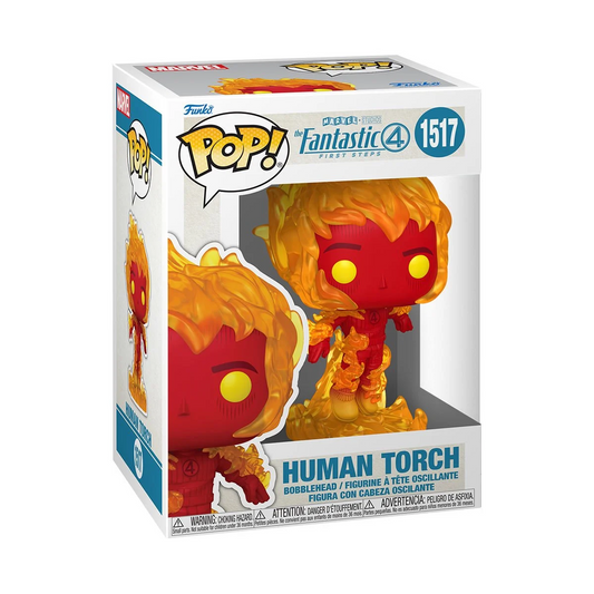 Funko POP! : Marvel - The Fantastic Four: First Steps - Human Torch Collectible Vinyl Figure