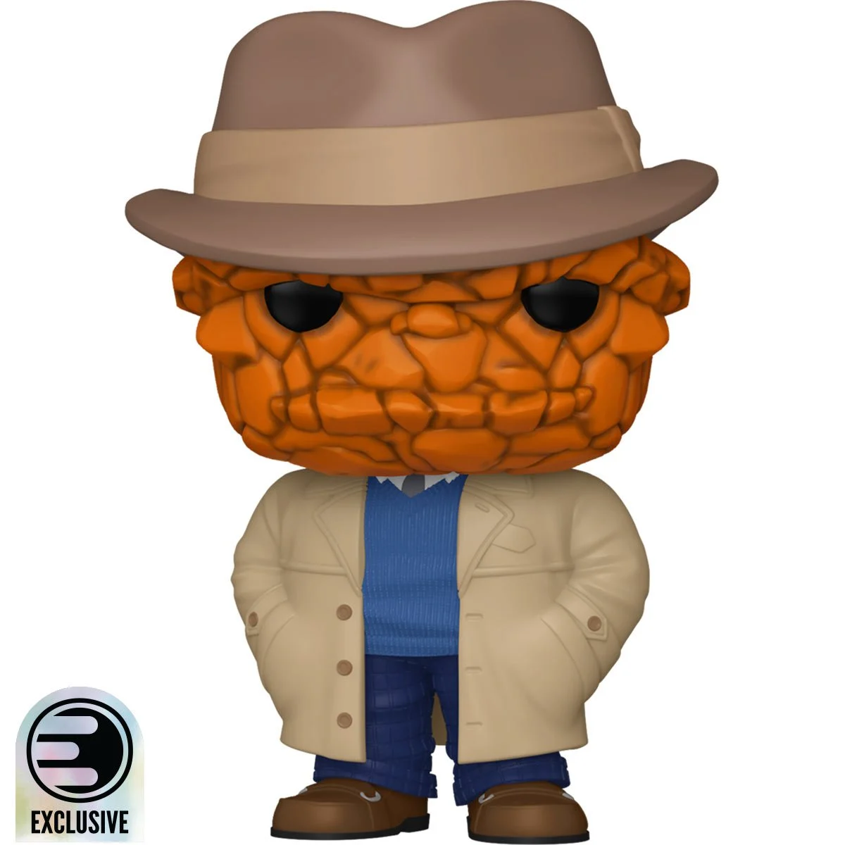 Funko POP! : Marvel - The Fantastic Four: First Steps - The Thing (Trench Coat) Collectible Vinyl Figure - Entertainment Earth Exclusive