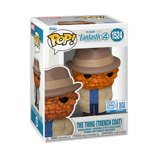Funko POP! : Marvel - The Fantastic Four: First Steps - The Thing (Trench Coat) Collectible Vinyl Figure - Entertainment Earth Exclusive