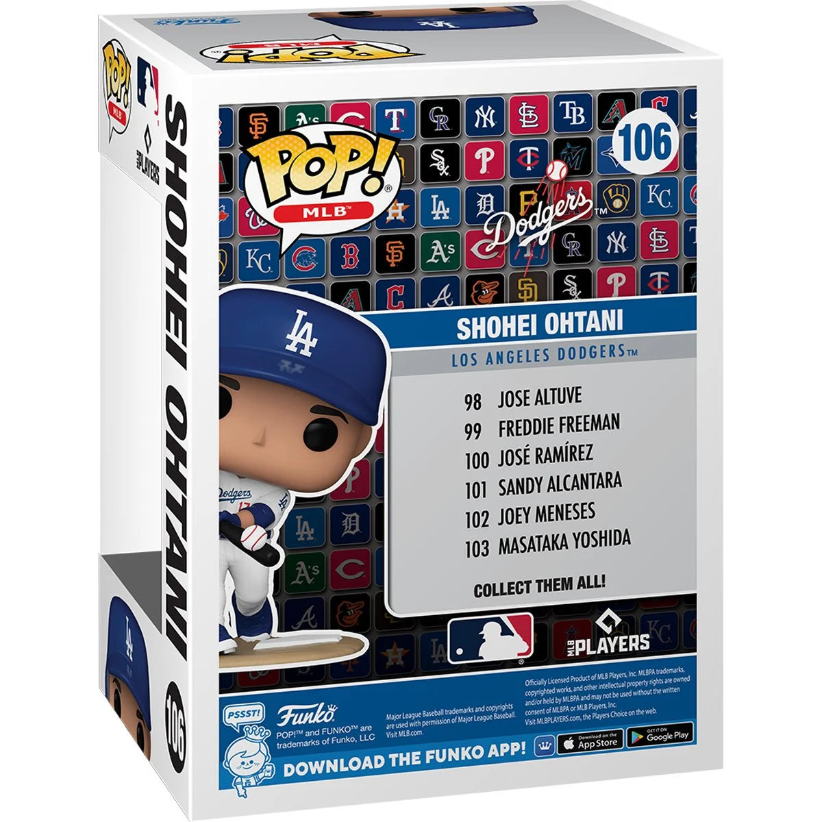 Funko POP! : MLB Dodgers Shohei Ohtani (Home) Collectible Vinyl Figure