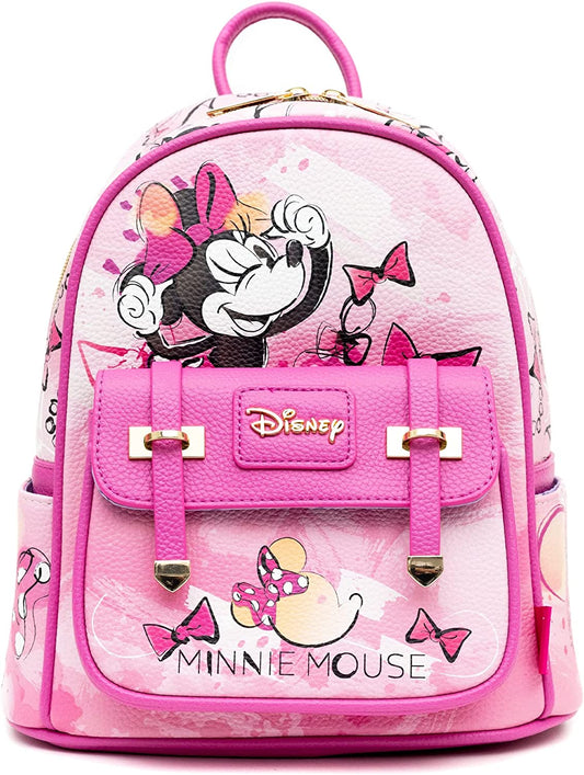 WondaPOP - Disney Minnie Mouse 11" Vegan Leather Fashion Mini Backpack