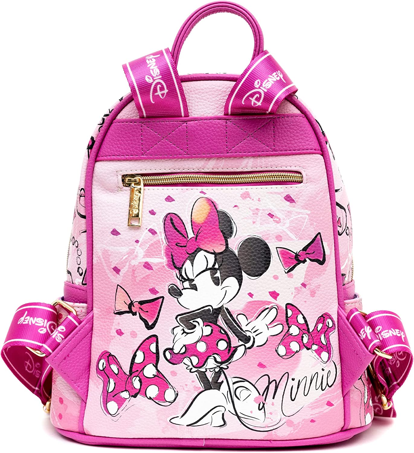 WondaPOP - Disney Minnie Mouse 11" Vegan Leather Fashion Mini Backpack