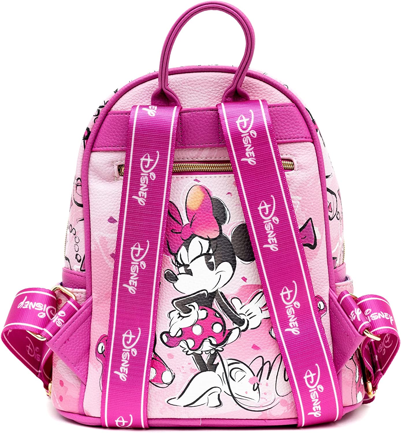 WondaPOP - Disney Minnie Mouse 11" Vegan Leather Fashion Mini Backpack