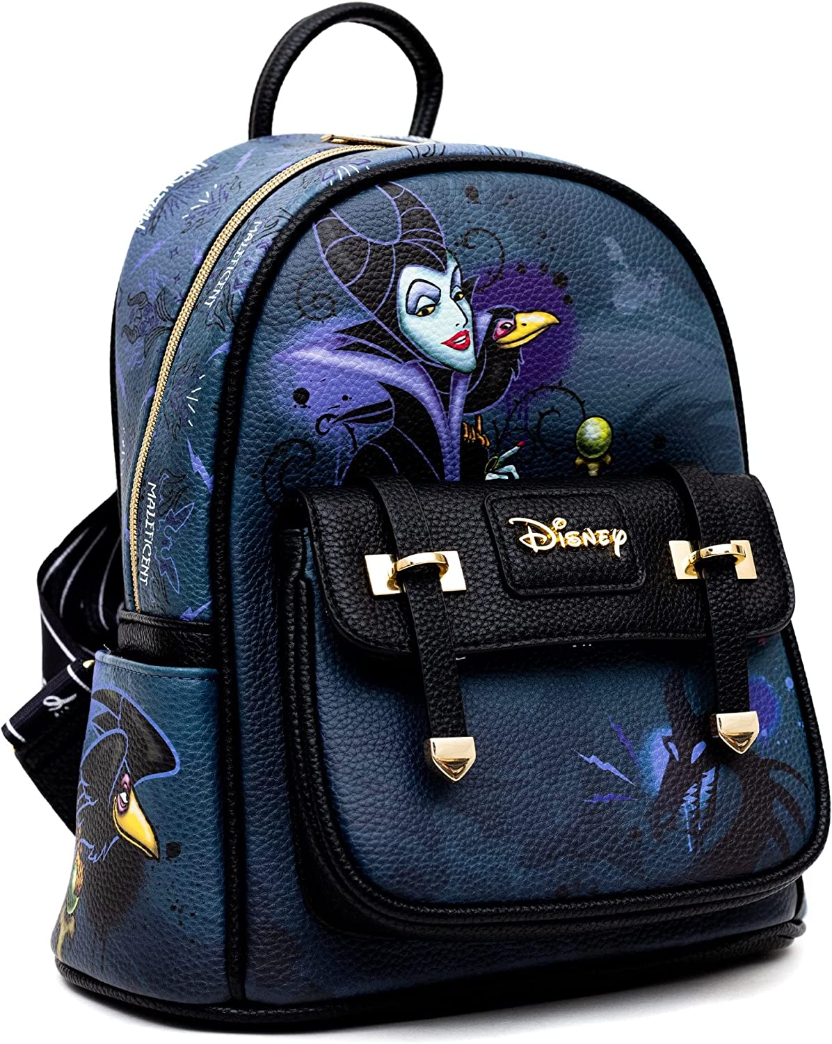 WondaPOP - Disney Maleficent 11" Vegan Leather Fashion Mini Backpack
