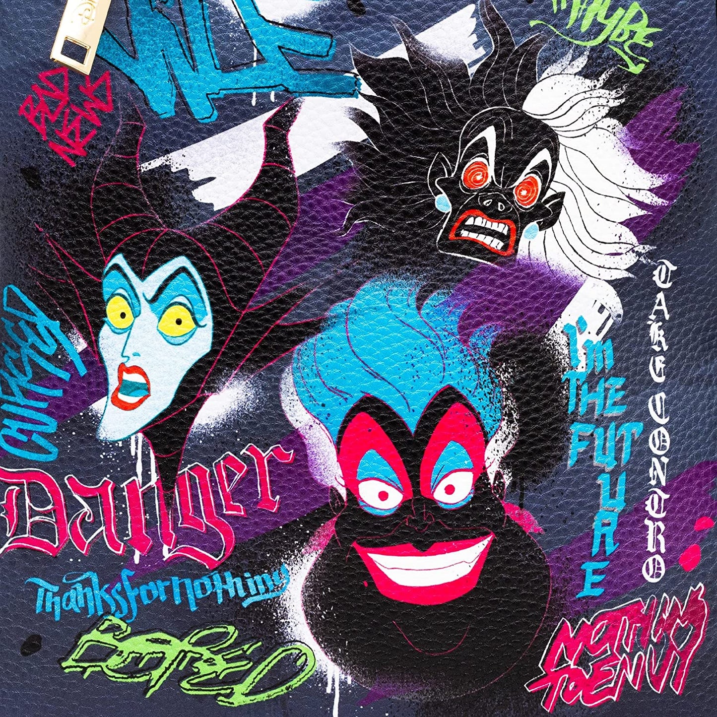 WondaPOP - Disney - Villains - 11" Vegan Leather Fashion Mini Backpack