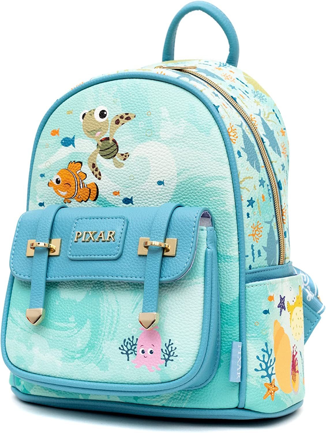 WondaPOP - Disney Pixar Finding Nemo 11" Vegan Leather Fashion Mini Backpack