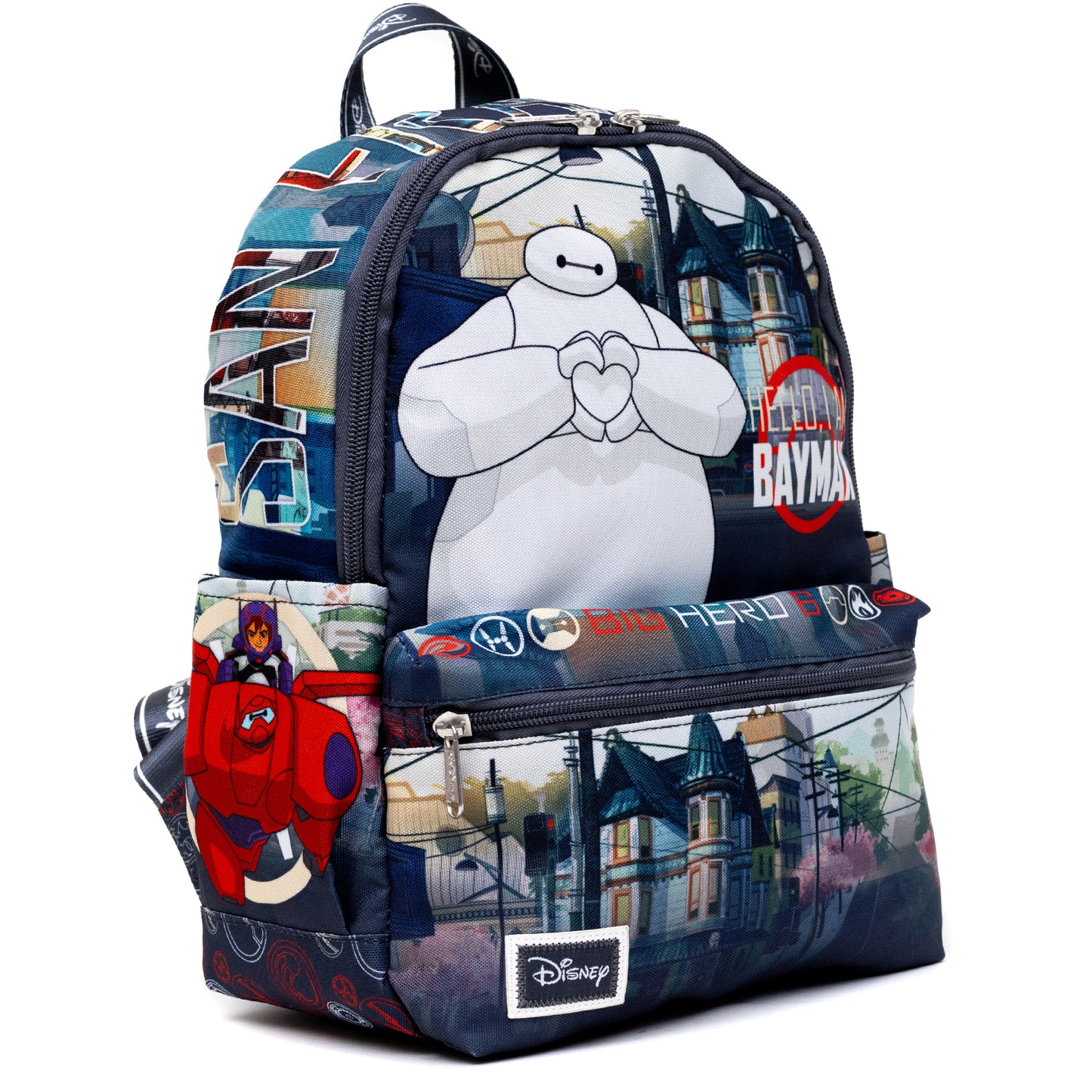 WondaPOP - Disney - Big Hero 6 Baymax Junior Nylon (13 inch) Mini Backpack