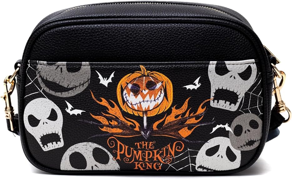 WondaPop Designer Series Nightmare Before Christmas: Pumpkin King Crossbody/Shoulder Bag