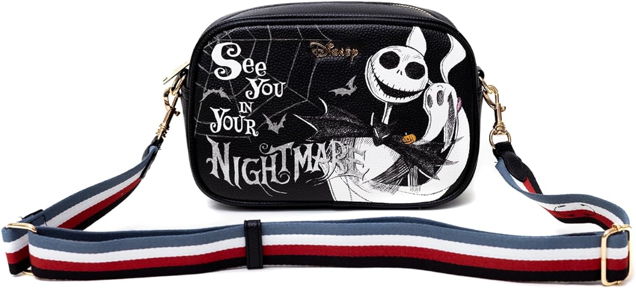 WondaPop Designer Series Nightmare Before Christmas: Pumpkin King Crossbody/Shoulder Bag