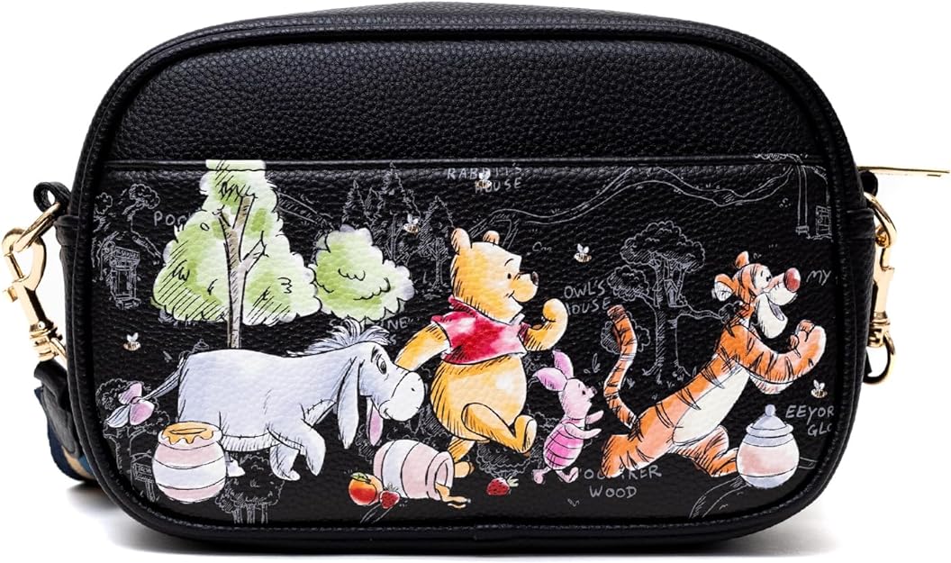 WondaPop Designer Series Winnie the Pooh & Friends Crossbody/Shoulder Bag