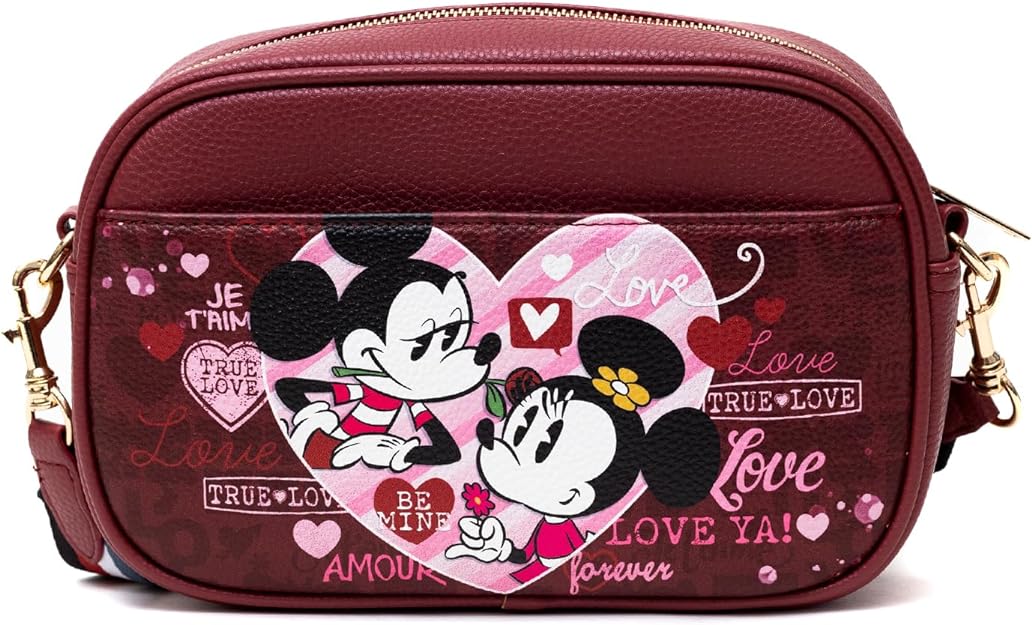 WondaPop Designer Series Mickey and Minnie Crossbody/Shoulder Bag