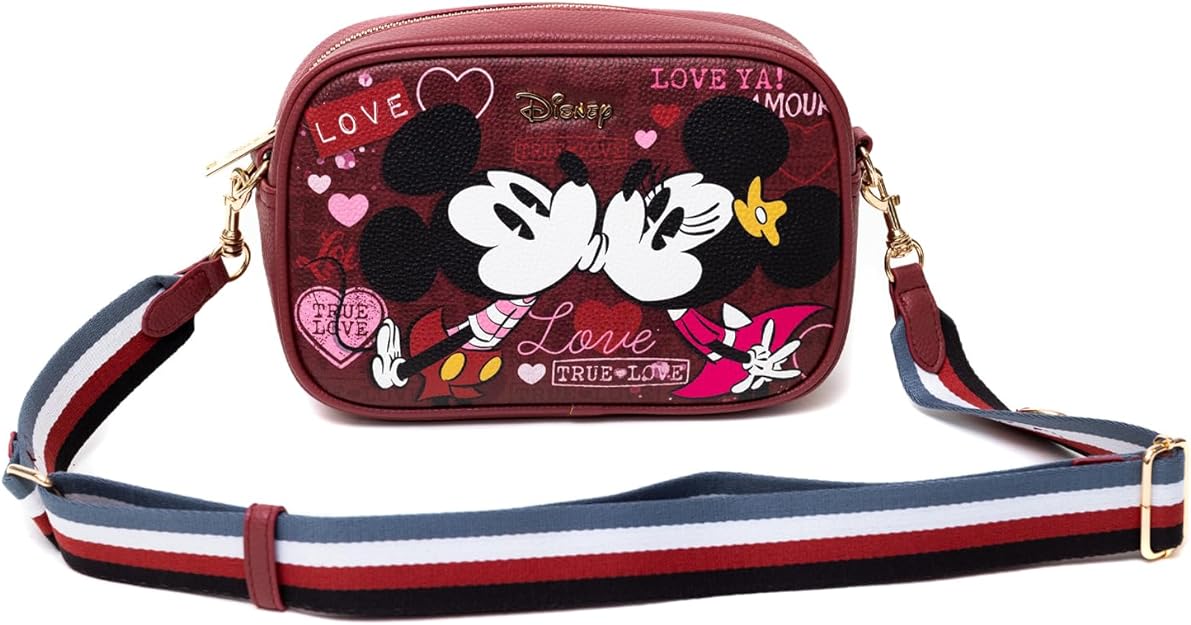 WondaPop Designer Series Mickey and Minnie Crossbody/Shoulder Bag