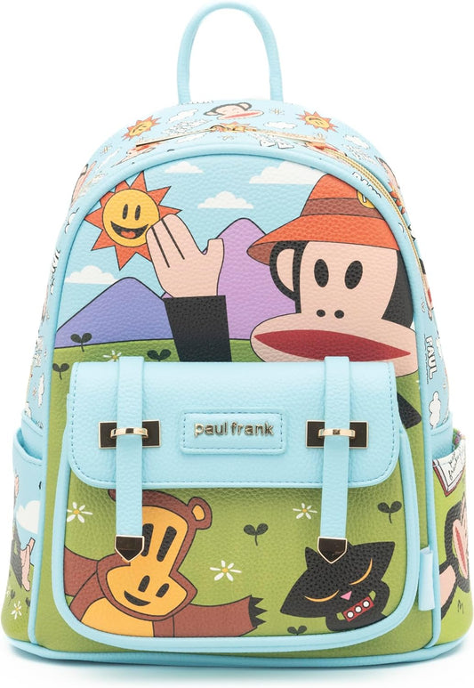 WondaPOP - Paul Frank - 11 Inch Vegan Leather Mini Backpack