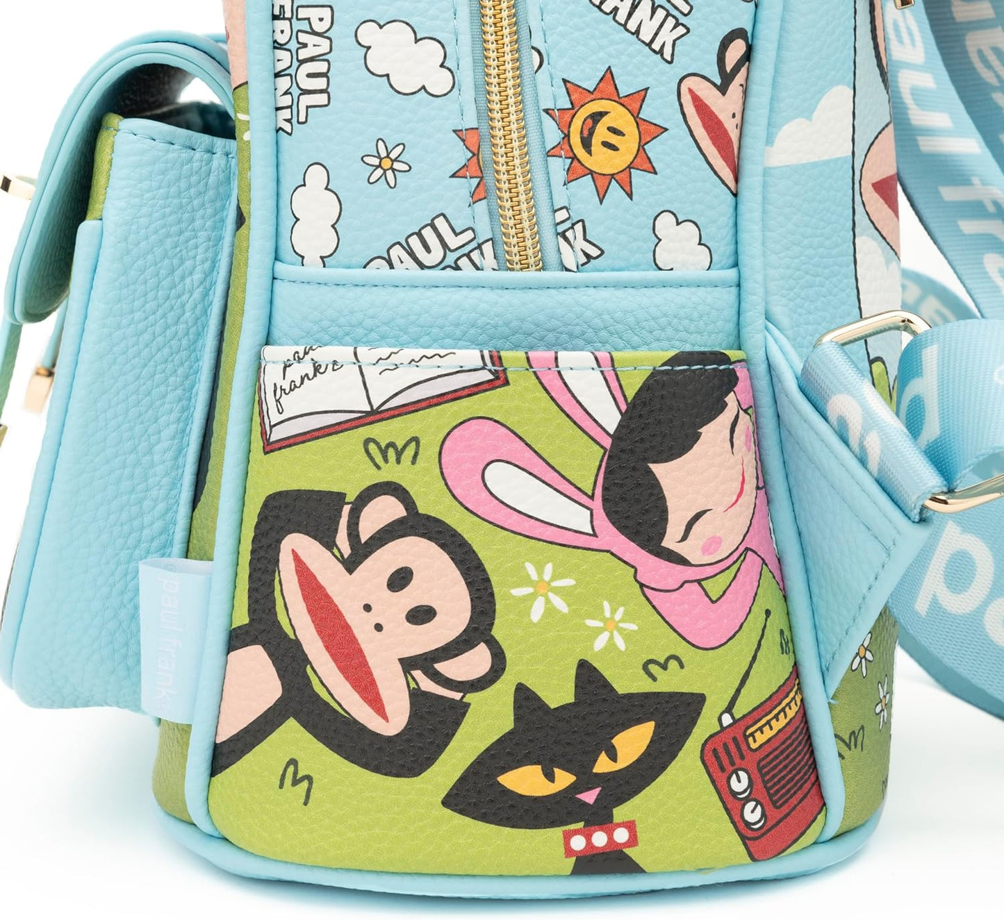 WondaPOP - Paul Frank - 11 Inch Vegan Leather Mini Backpack