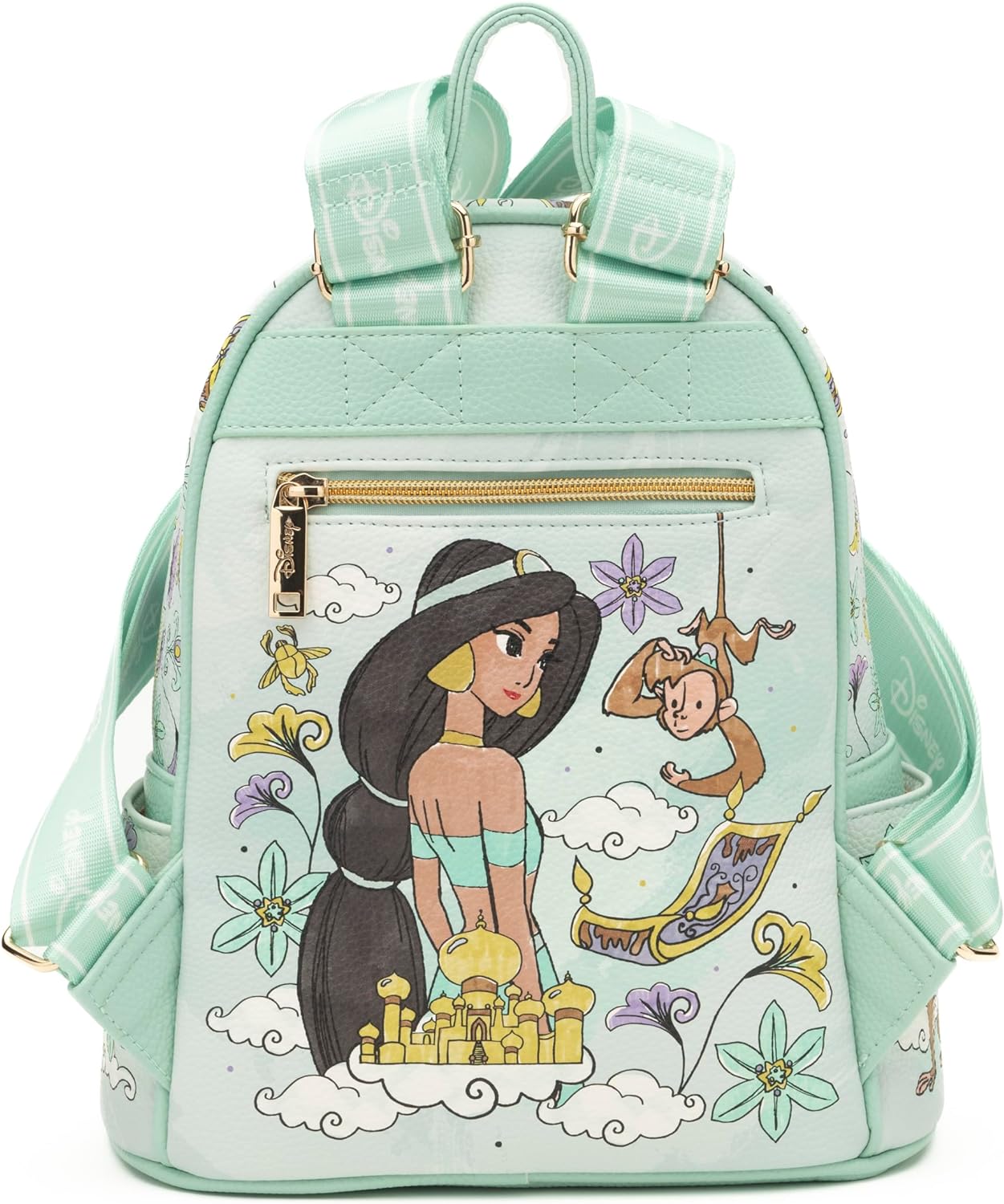WondaPOP - Disney - Princess Aladdin - Jasmine - 11 Inch Vegan Leather Mini Backpack