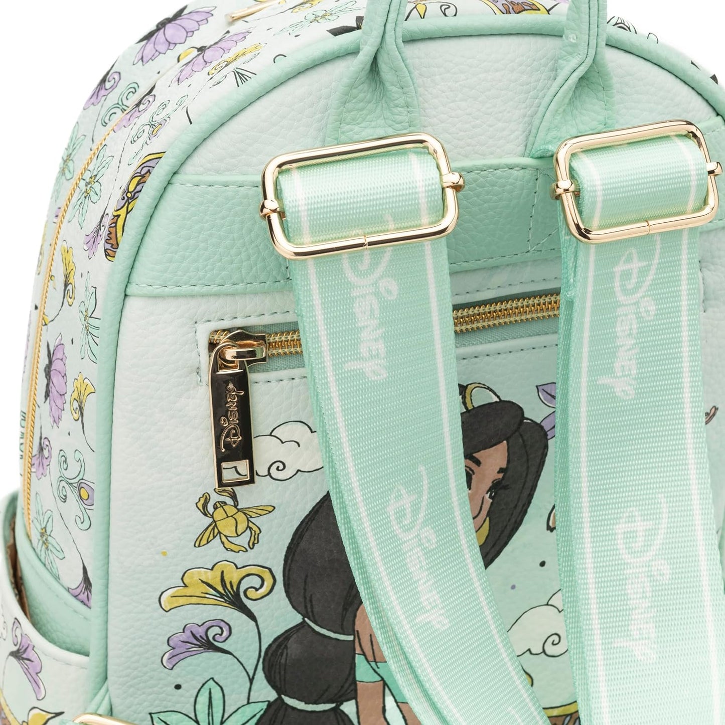 WondaPOP - Disney - Princess Aladdin - Jasmine - 11 Inch Vegan Leather Mini Backpack