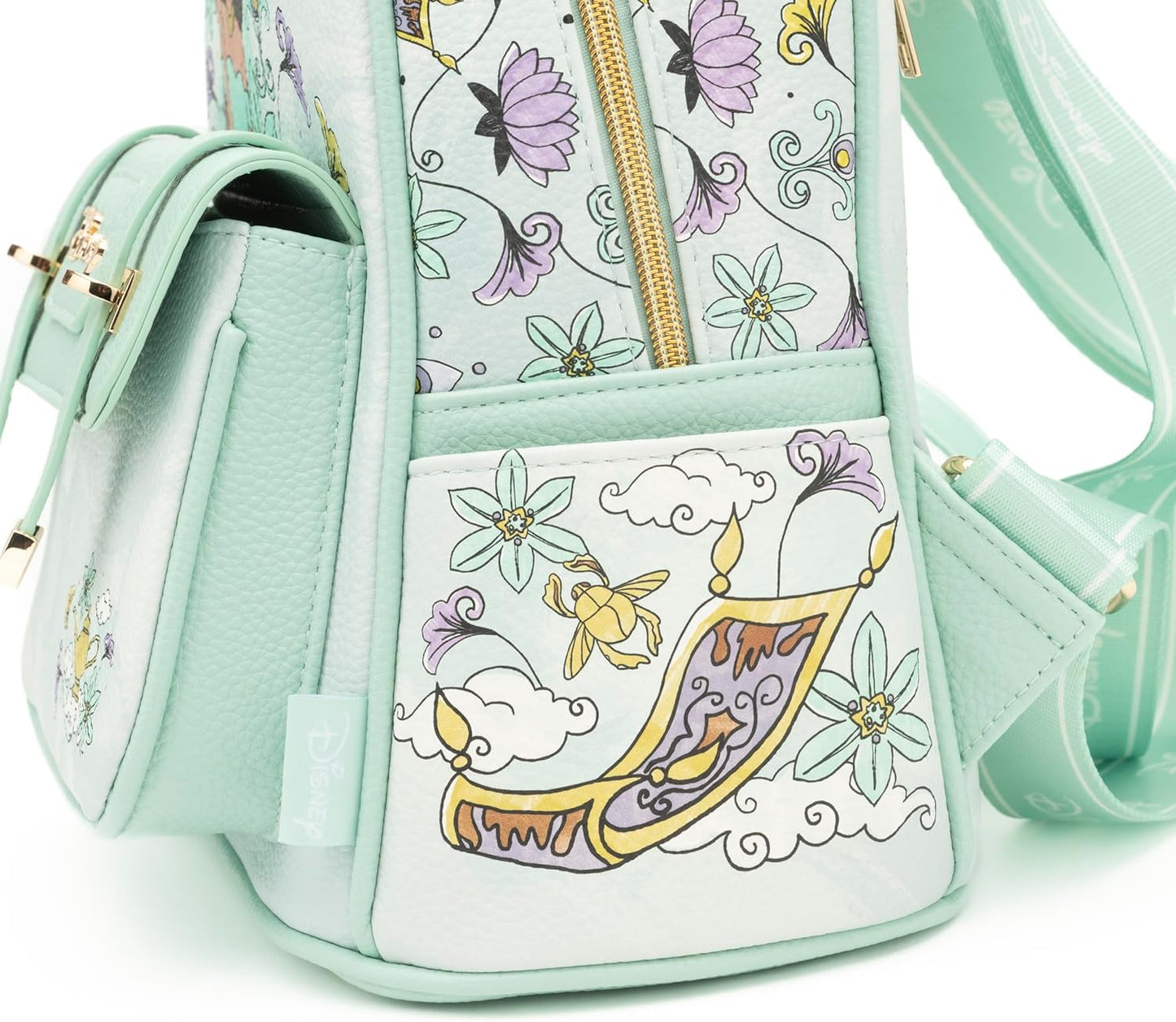 WondaPOP - Disney - Princess Aladdin - Jasmine - 11 Inch Vegan Leather Mini Backpack