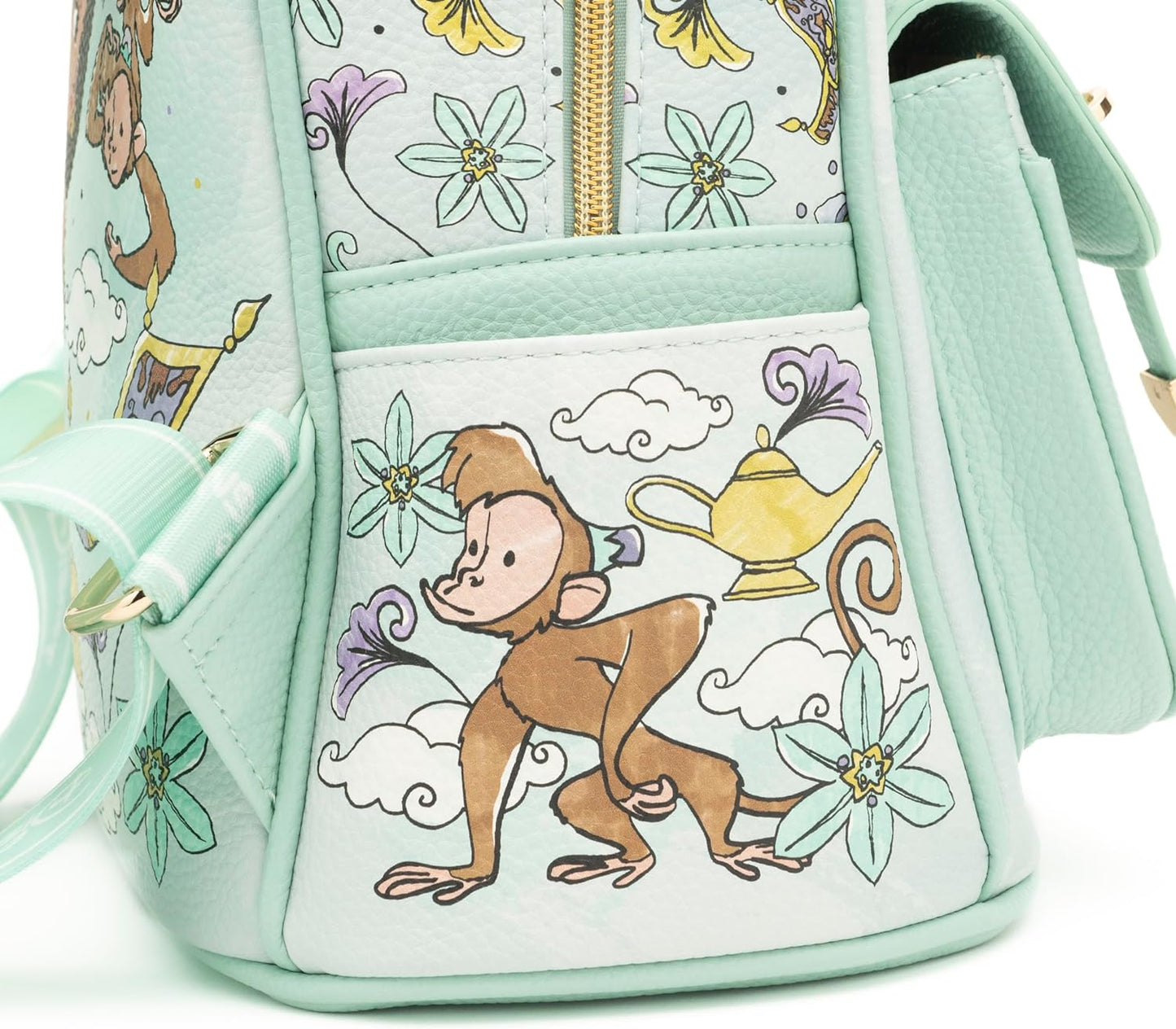 WondaPOP - Disney - Princess Aladdin - Jasmine - 11 Inch Vegan Leather Mini Backpack