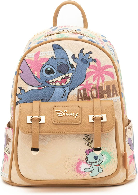 WondaPOP - Disney - Stitch & Scrump - Stitch 11" Faux Leather Fashion Mini Backpack - A25240