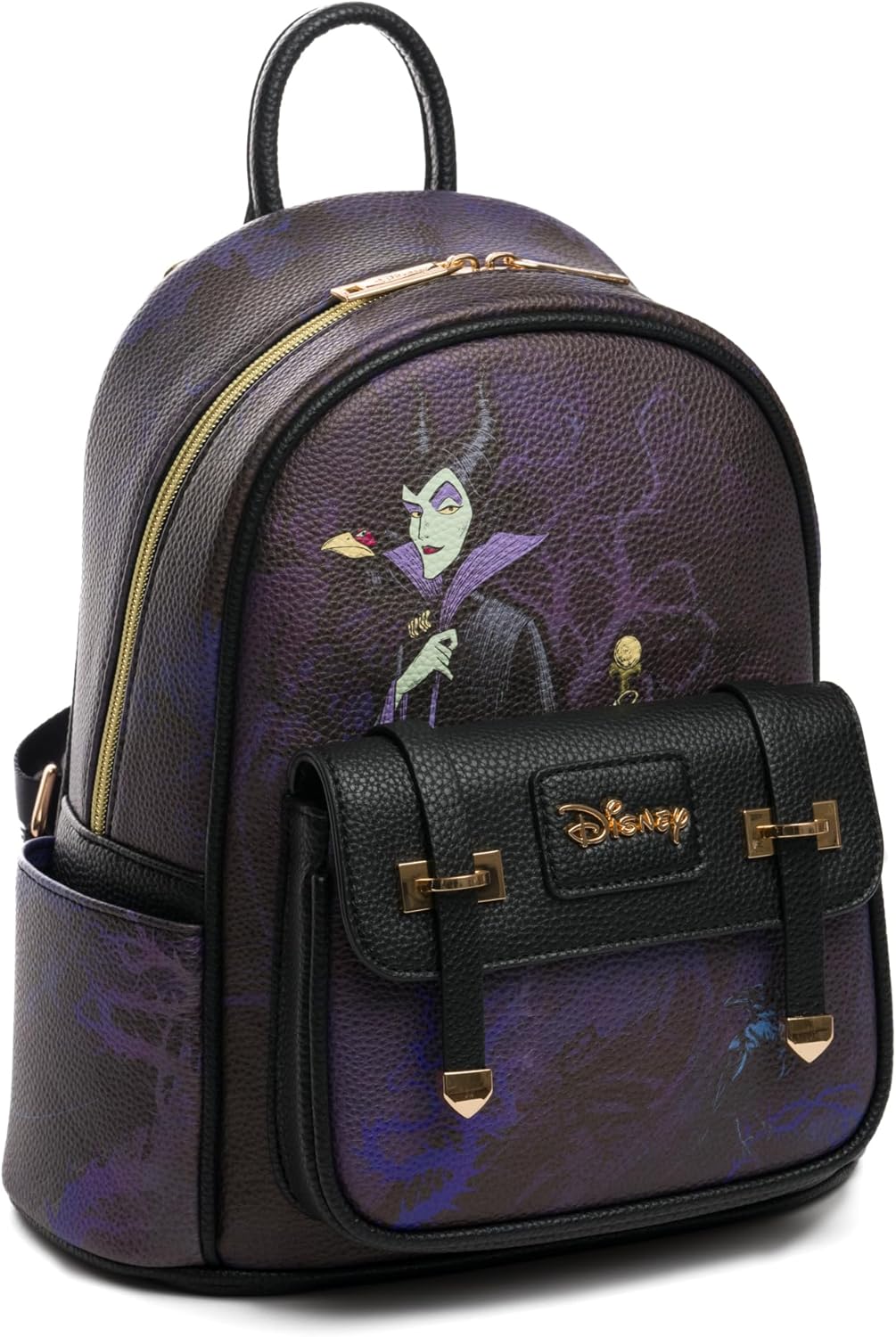 WondaPOP - Disney - Villains Maleficent - 11" Vegan Leather Fashion Mini Backpack