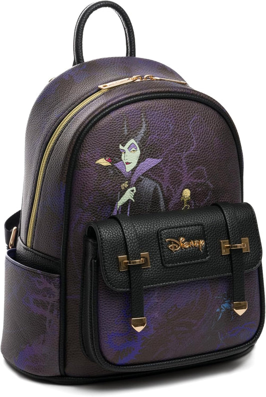 WondaPOP - Disney - Villains Maleficent - 11" Vegan Leather Fashion Mini Backpack