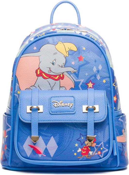 WondaPOP - Disney - Dumbo & Timothy Q. Mouse Circus - 11" Vegan Leather Fashion Mini Backpack