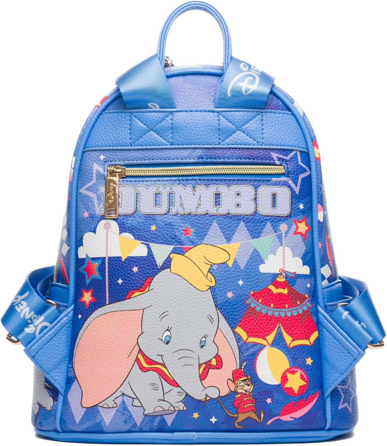 WondaPOP - Disney - Dumbo & Timothy Q. Mouse Circus - 11" Vegan Leather Fashion Mini Backpack