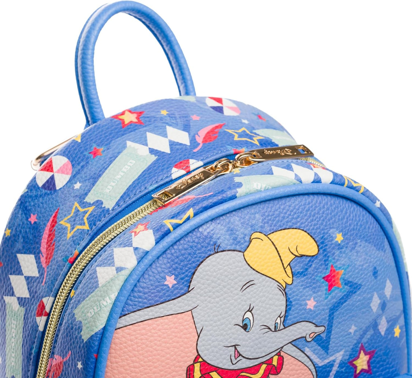 WondaPOP - Disney - Dumbo & Timothy Q. Mouse Circus - 11" Vegan Leather Fashion Mini Backpack