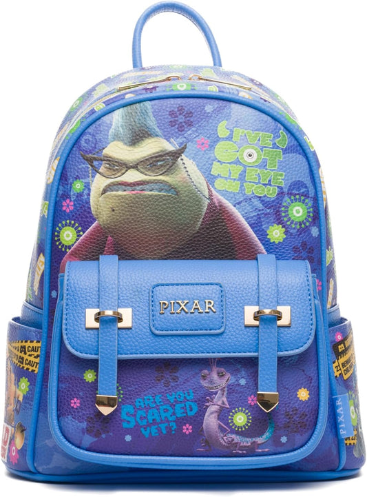 WondaPOP - Disney - Pixar Monsters Inc. Roz Got My Eye On You - 11" Vegan Leather Fashion Mini Backpack