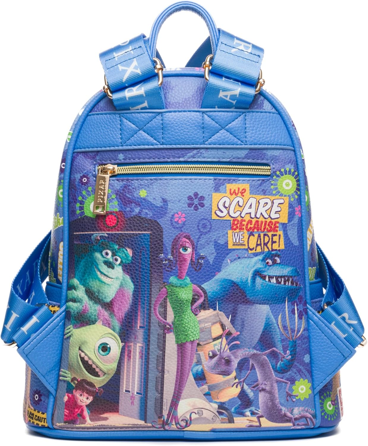 WondaPOP - Disney - Pixar Monsters Inc. Roz Got My Eye On You - 11" Vegan Leather Fashion Mini Backpack