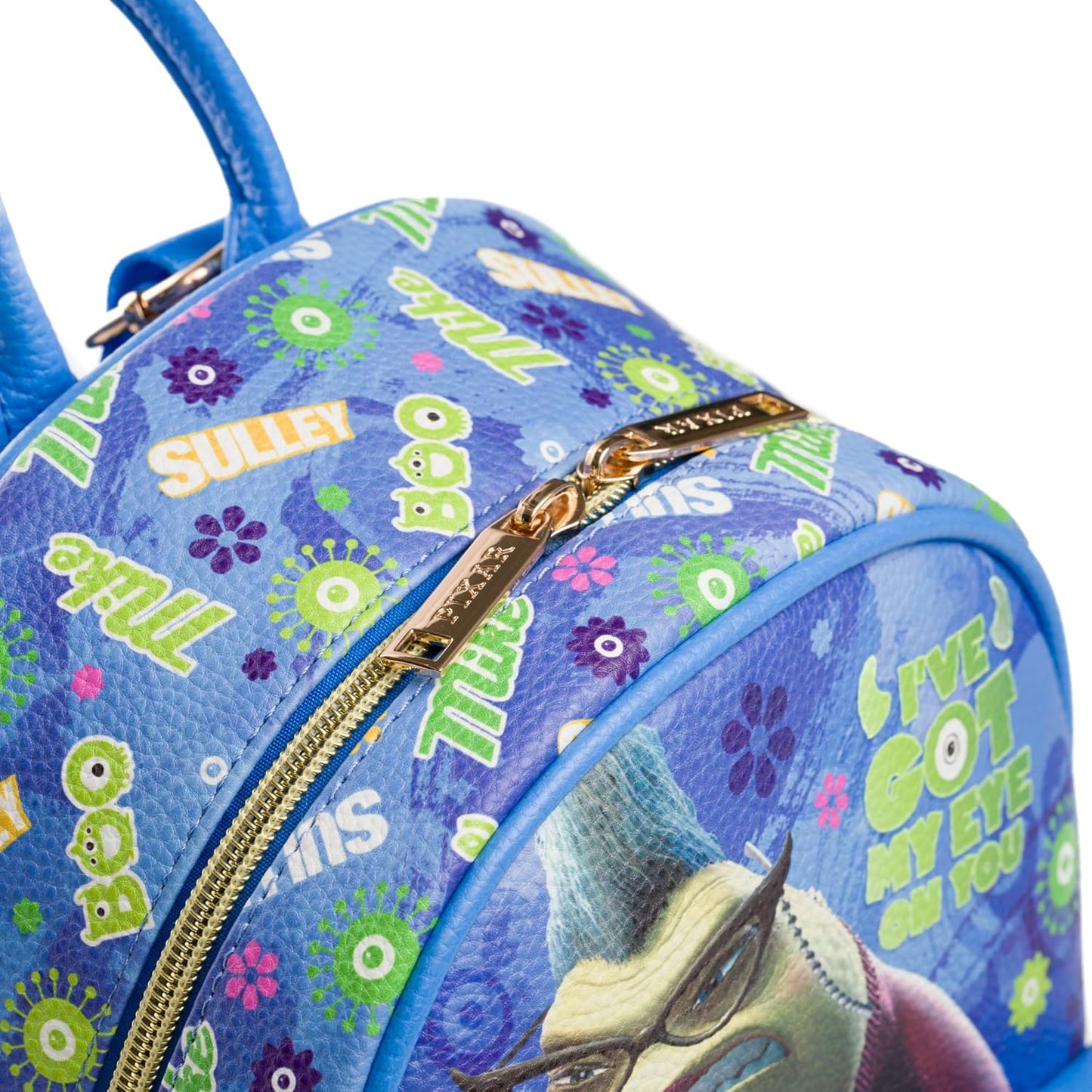 WondaPOP - Disney - Pixar Monsters Inc. Roz Got My Eye On You - 11" Vegan Leather Fashion Mini Backpack