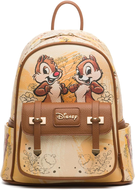 WondaPOP - Disney - Chip 'n Dale - 11" Vegan Leather Fashion Mini Backpack