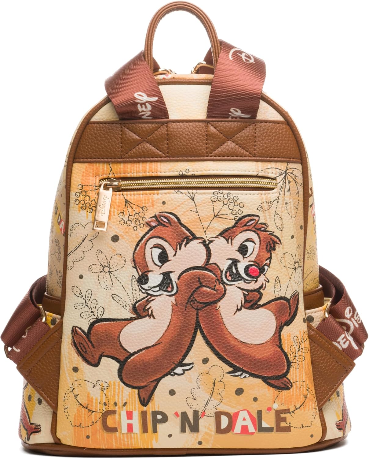 WondaPOP - Disney - Chip 'n Dale - 11" Vegan Leather Fashion Mini Backpack