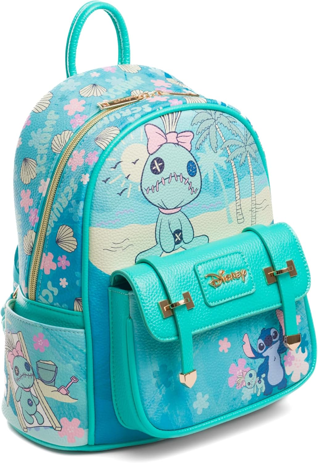 WondaPOP - Disney - Lilo & Stitch - Scrump - 11" Vegan Leather Fashion Mini Backpack