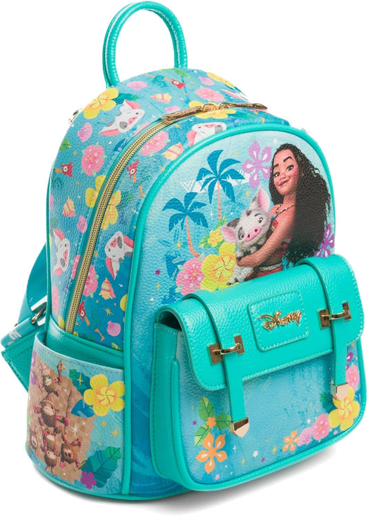 WondaPOP - Disney - Moana Island Vibe - 11" Vegan Leather Fashion Mini Backpack