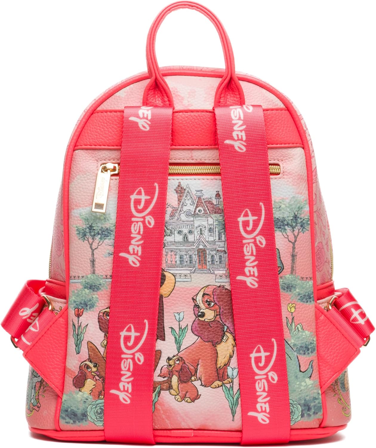 WondaPOP - Disney - Lady And The Tramp At Tony's Restaurant - 11" Vegan Leather Fashion Mini Backpack