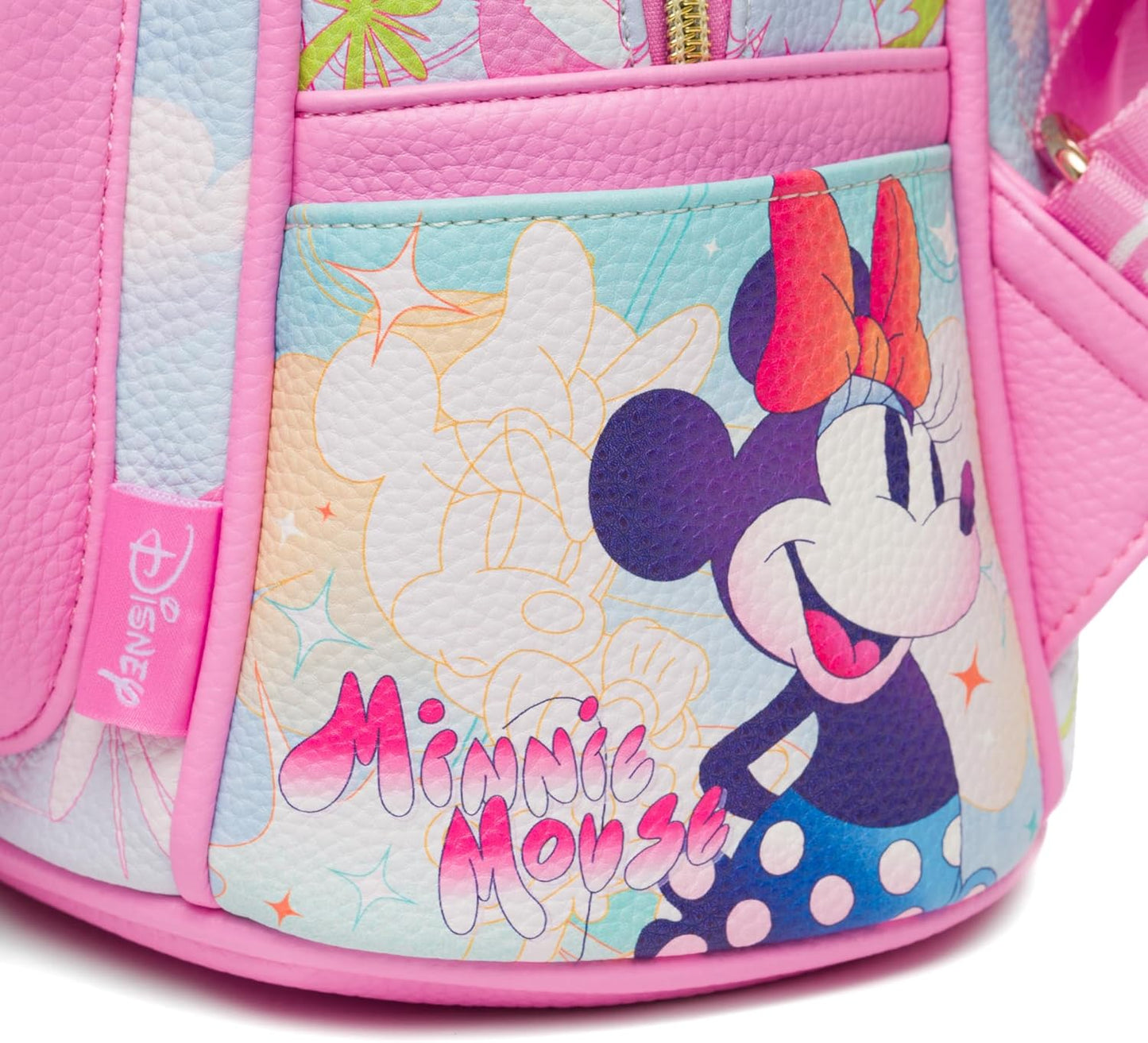 WondaPOP - Disney - Minnie Mouse Bow Era - 11" Vegan Leather Fashion Mini Backpack